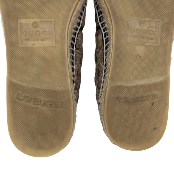 Gucci Nappa Matelasse GG Marmont Ankle Wrap Platform 35  Gucci GG Marmont Monogram Matelasse Canvas Espadrille Size EU 38